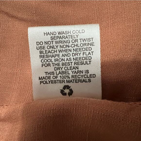 Lucky Brand FLUTTER SLEEVE TIERED SHIRTDRESS IN MOCHA MOUSSE - Picture 9 of 9